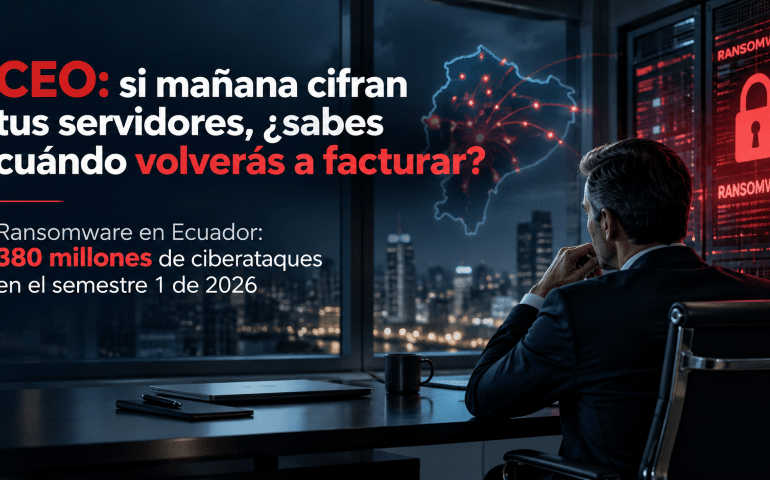 CEO: si mañana cifran tus servidores, ¿sabes cuándo volverás a facturar?
